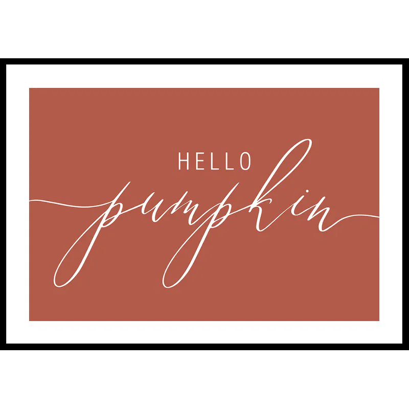 Poster Gallerix Hello Pumpkin