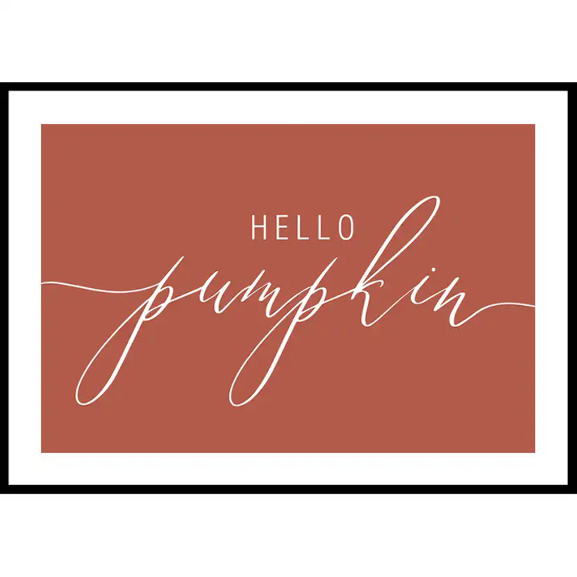 Poster Gallerix Hello Pumpkin