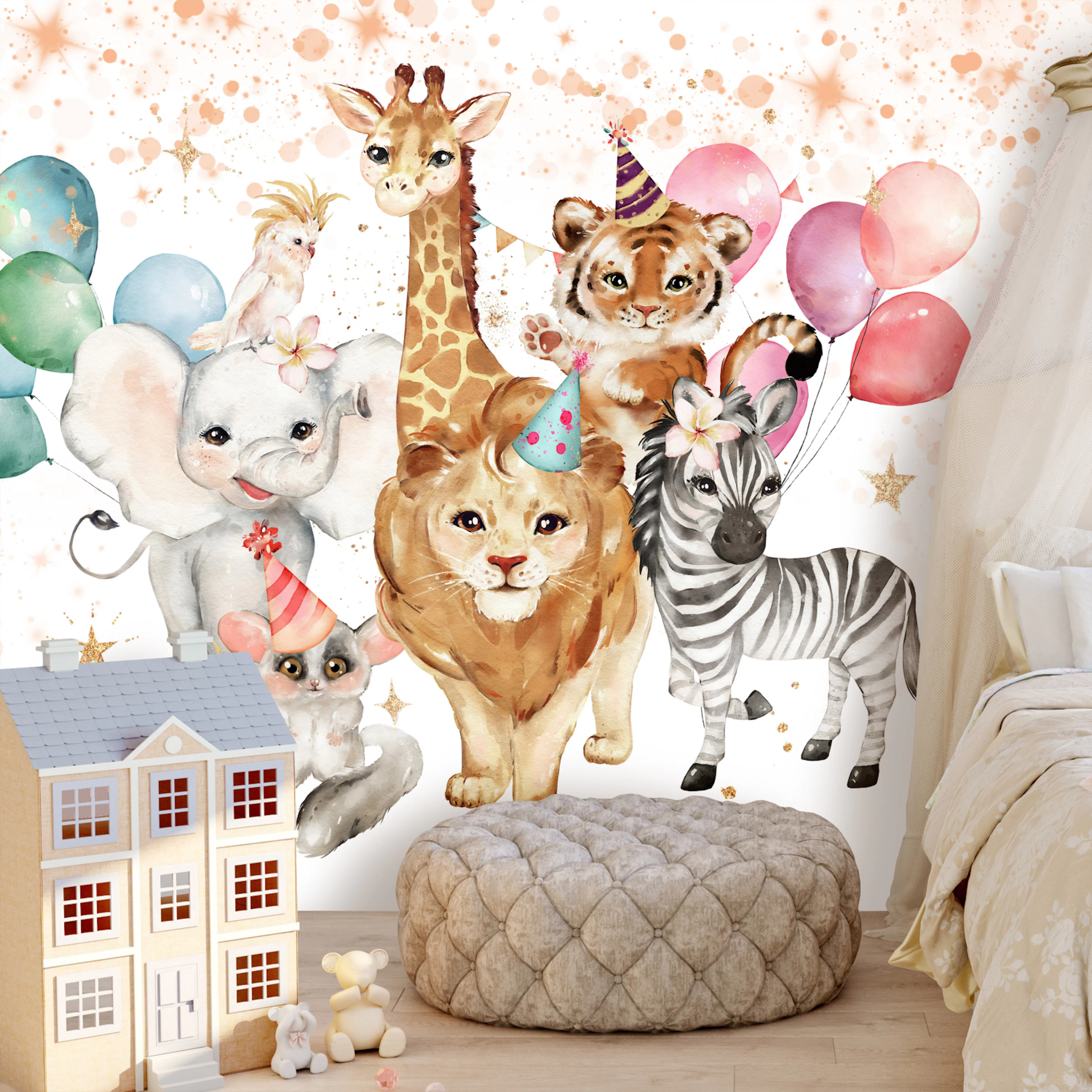 Fototapet - Happy Crowd 450x315 450x315 cm