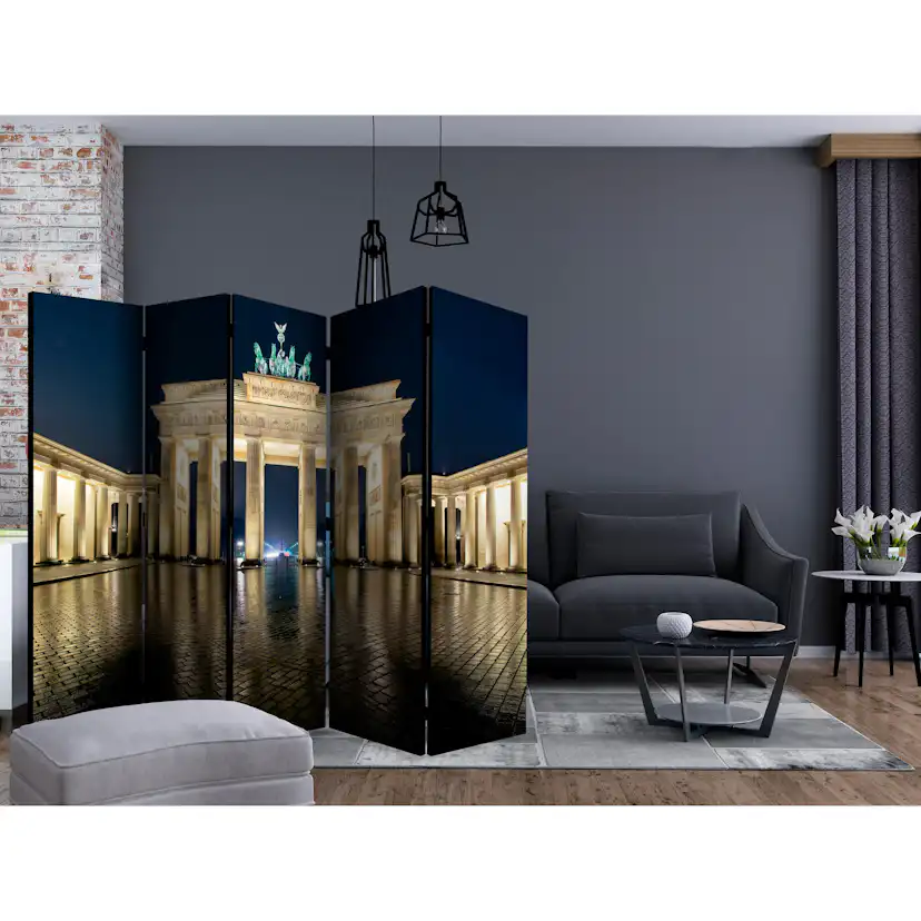 Rumsavdelare Arkiio Berlin at Night II Brandenburger Tor 225x172 cm