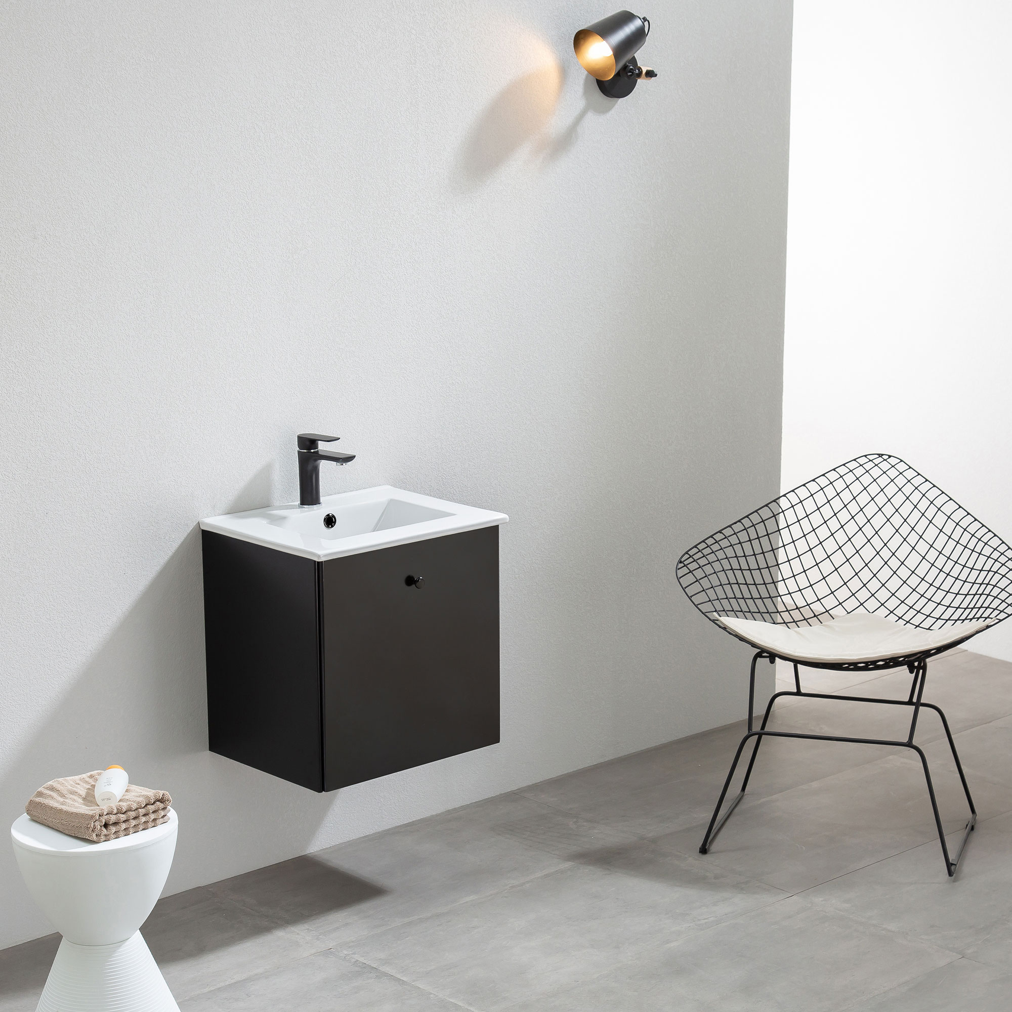 Tvättställskåp Bathlife Fröjd Mattsvart