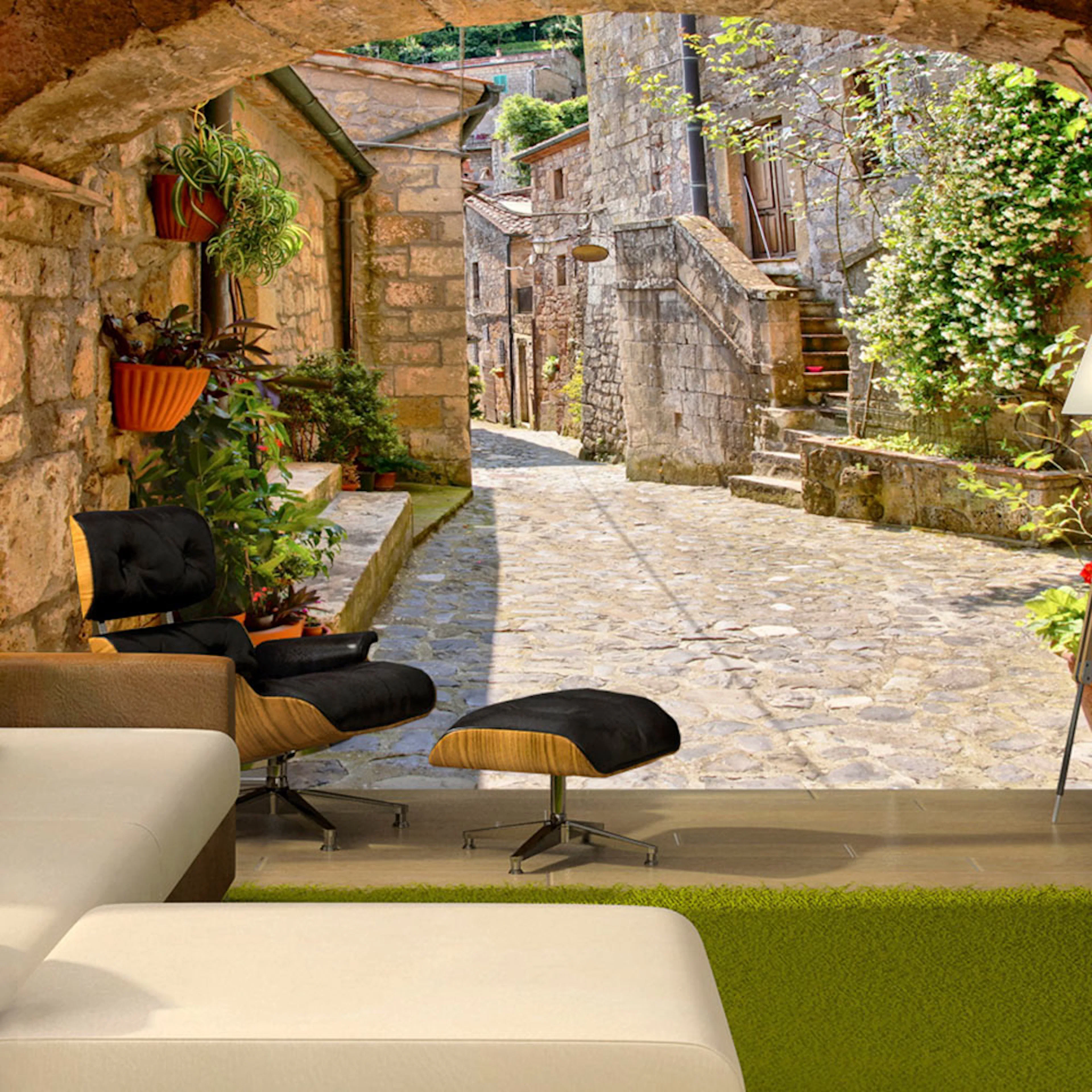 Fototapet Arkiio Provincial Alley In Tuscany