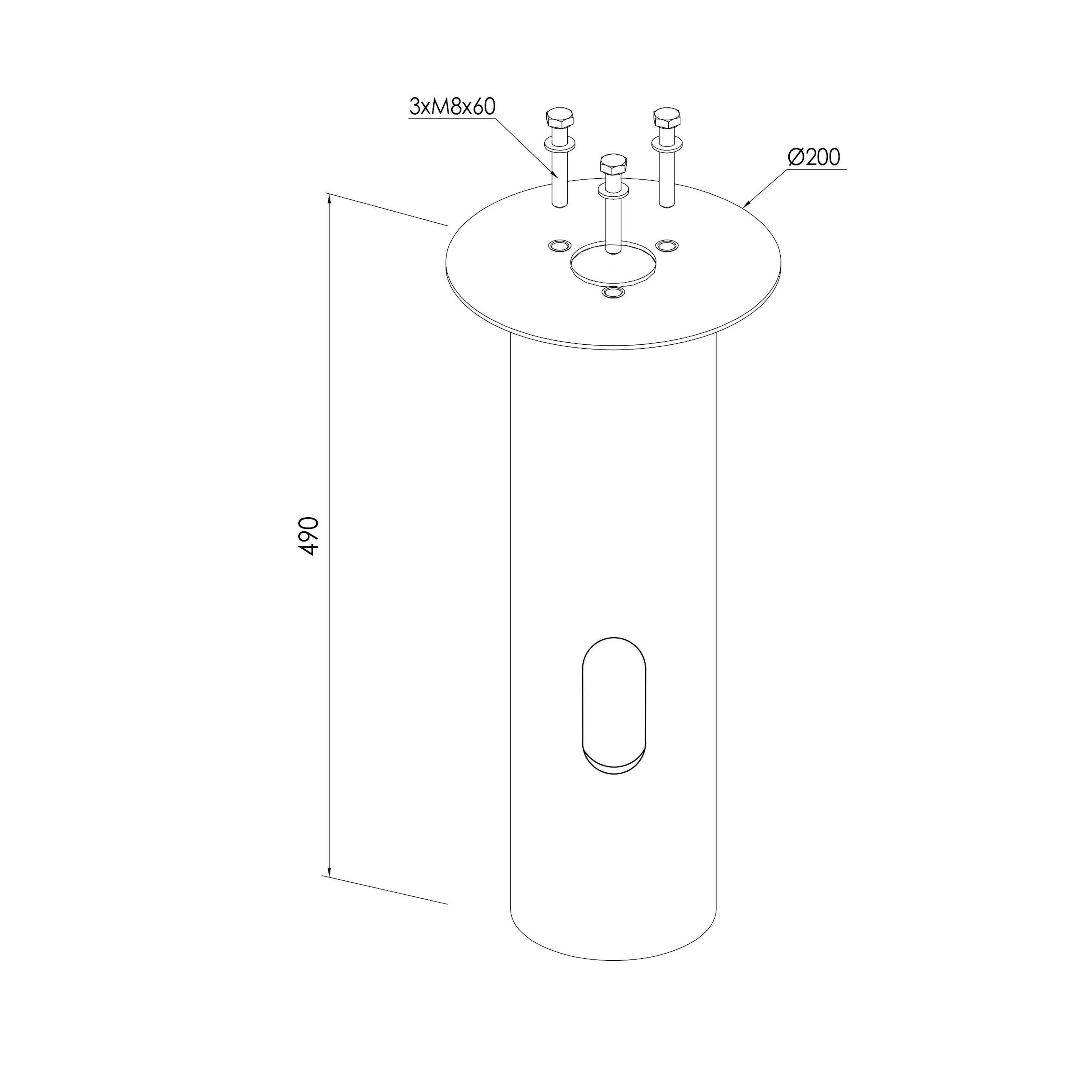 Adapter Norlys till Betongfundament