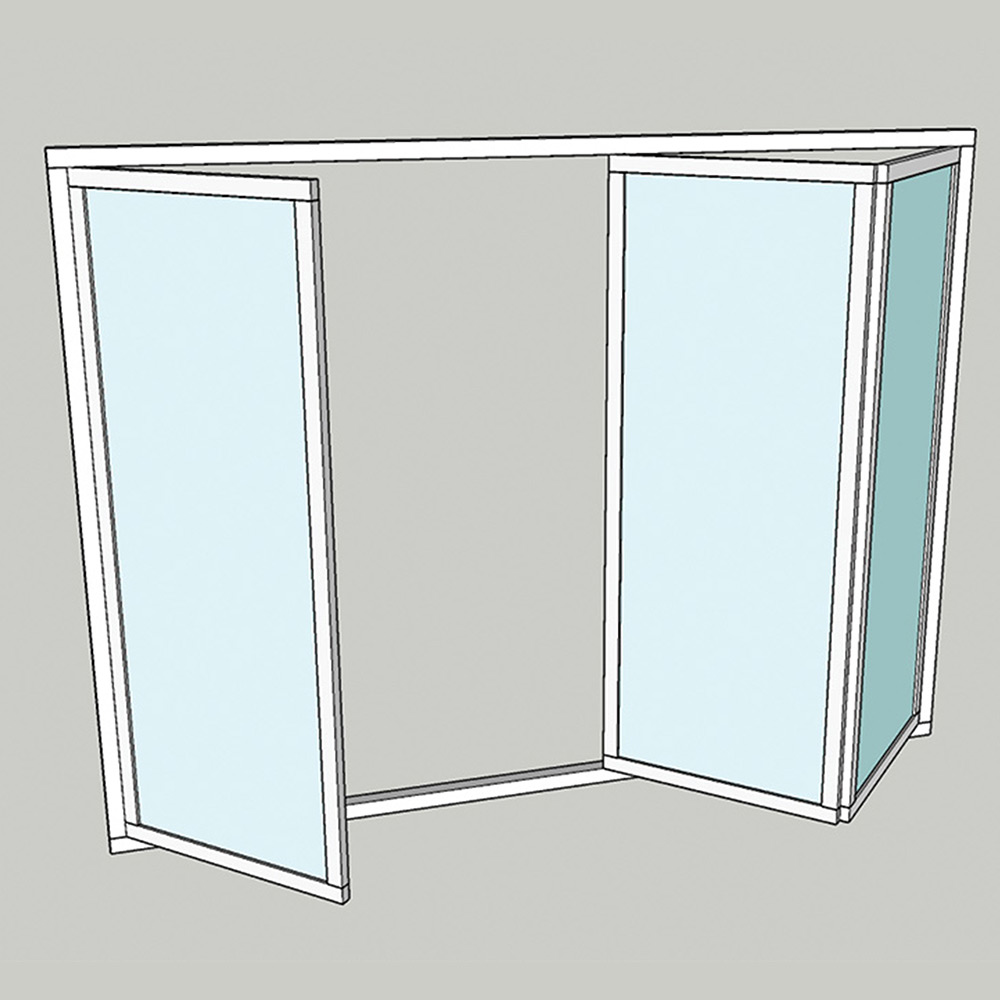 Vikparti Allvy Sunroom s75 3-Glas 3-Delad