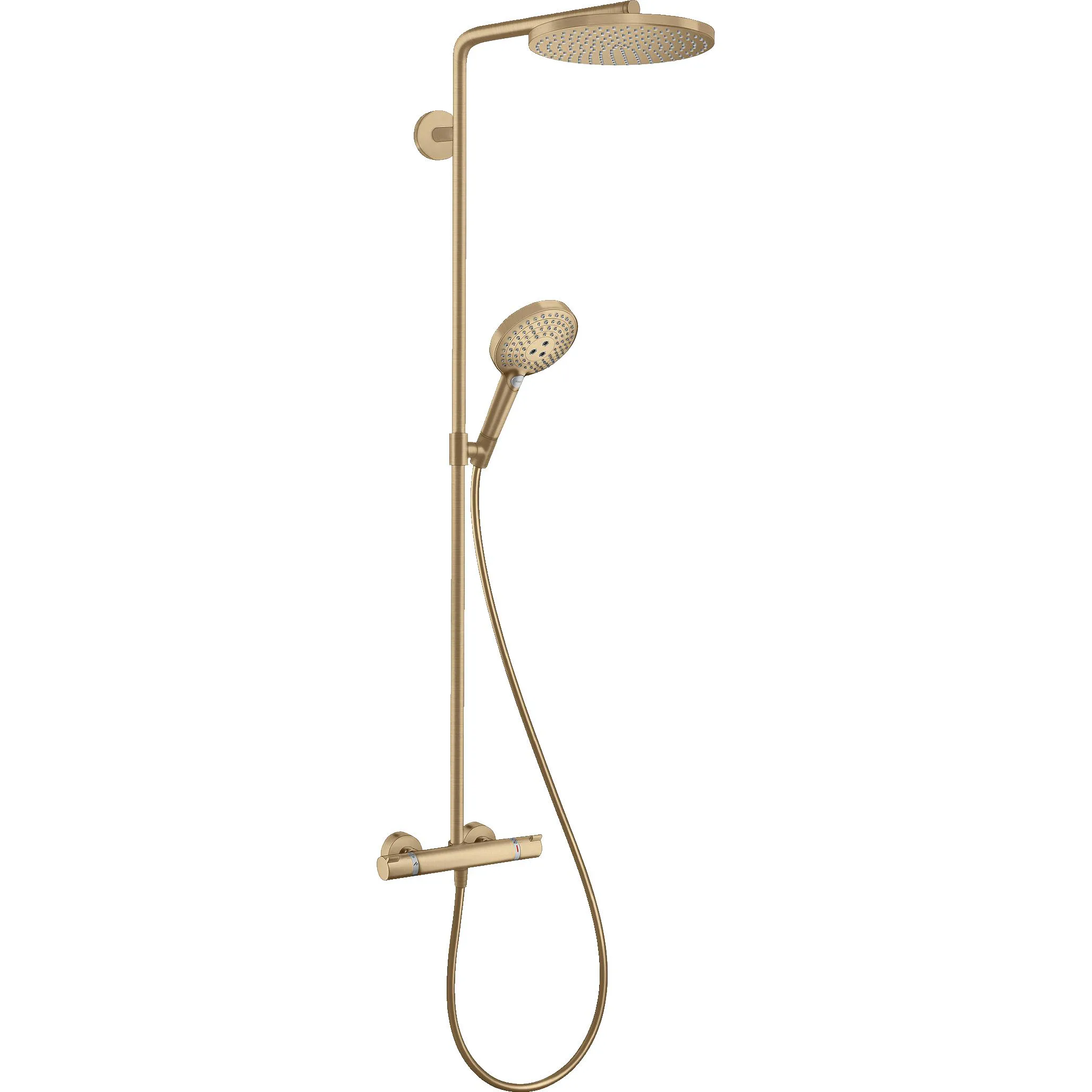 Raindance Select S Showerpipe 240 1jet PowderRain med termos Borstad Brons