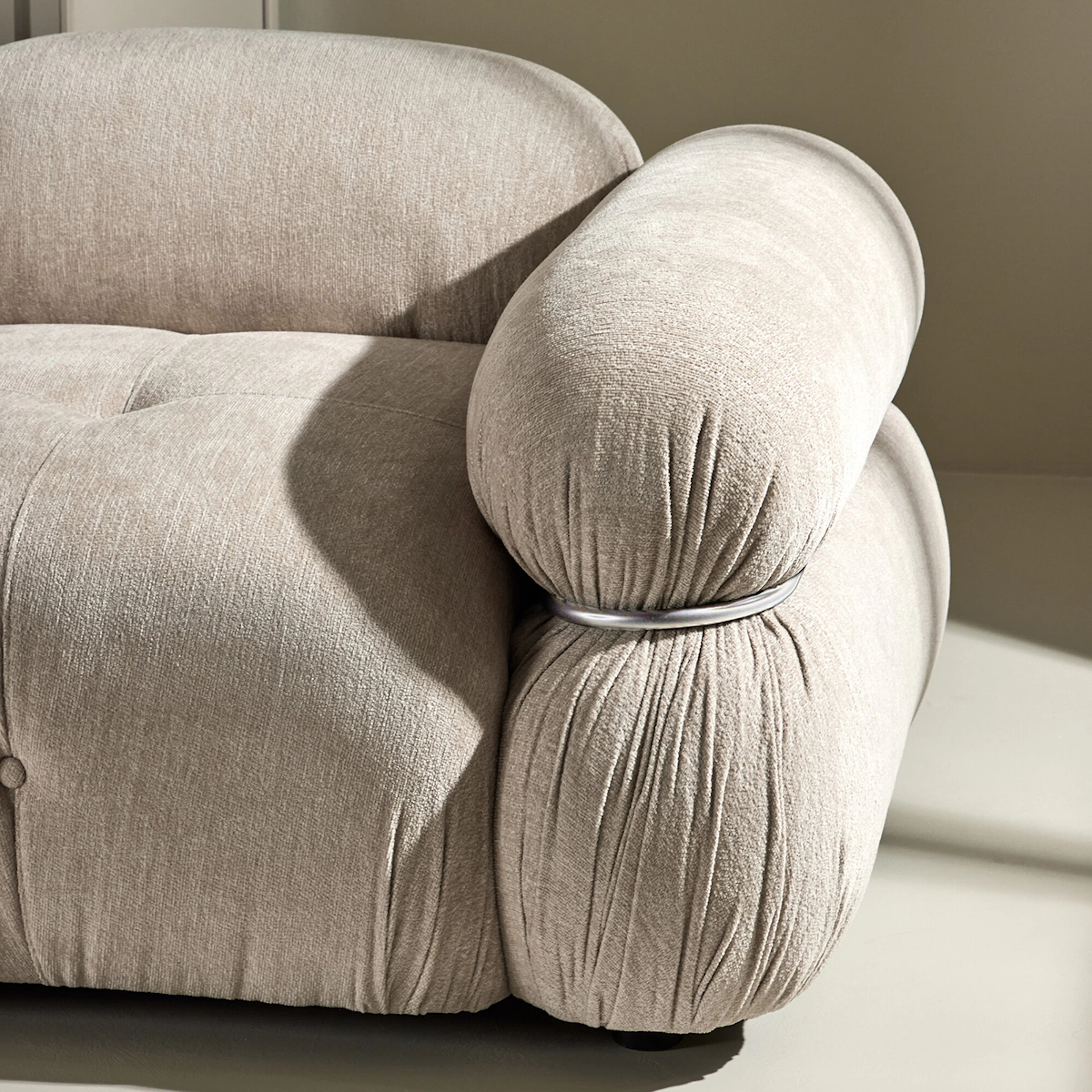 3-sitssoffa Venture Home Mika 4 st Moduler Beige Divan