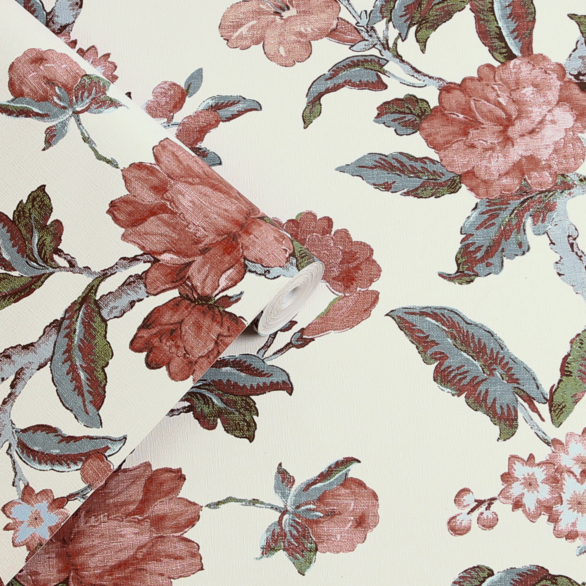 Tapet Laura Ashley Minera Crimson Röd 118488