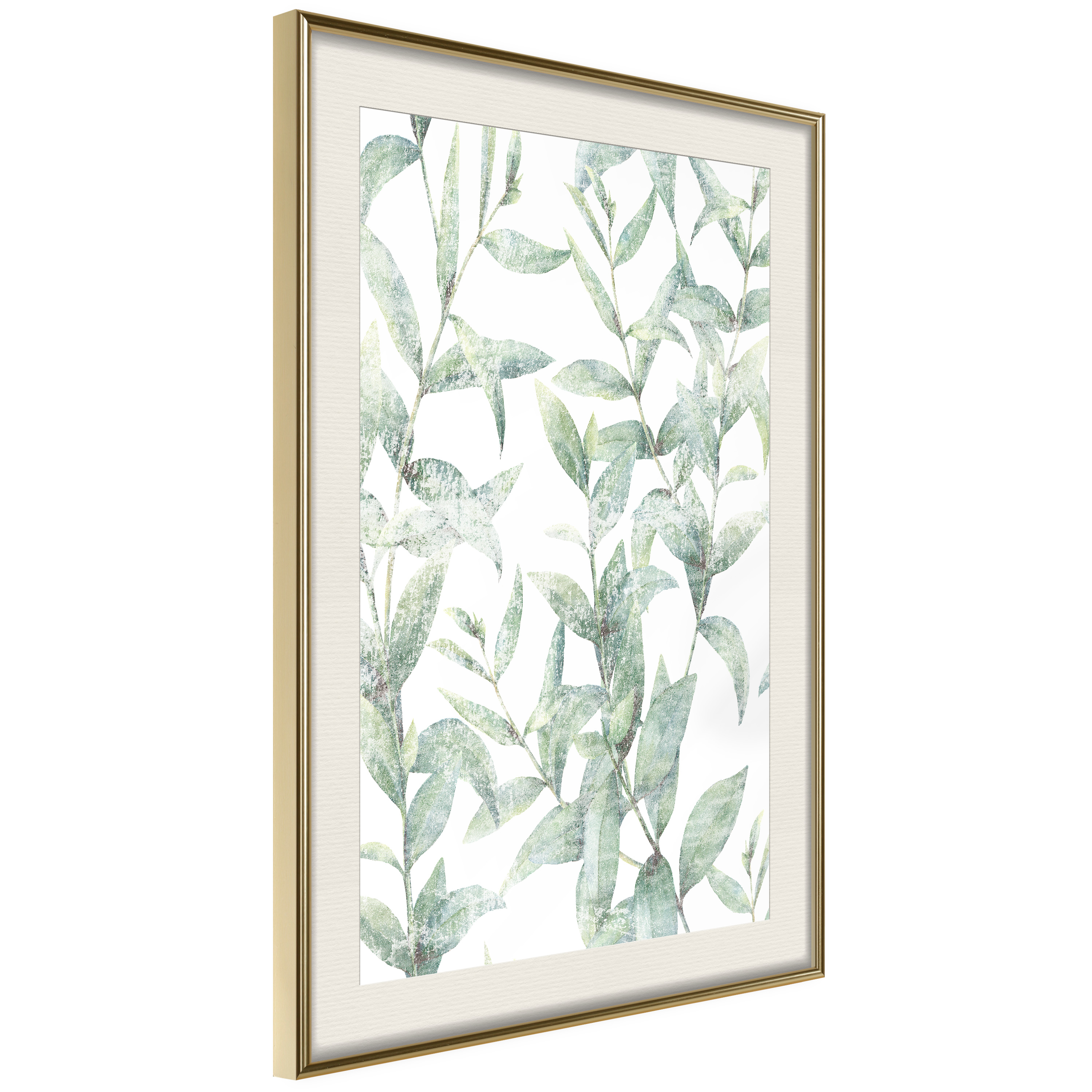 Affisch - Subtle Rustling [Poster] 20x30 Guld ram med passepartout, 20x30 cm