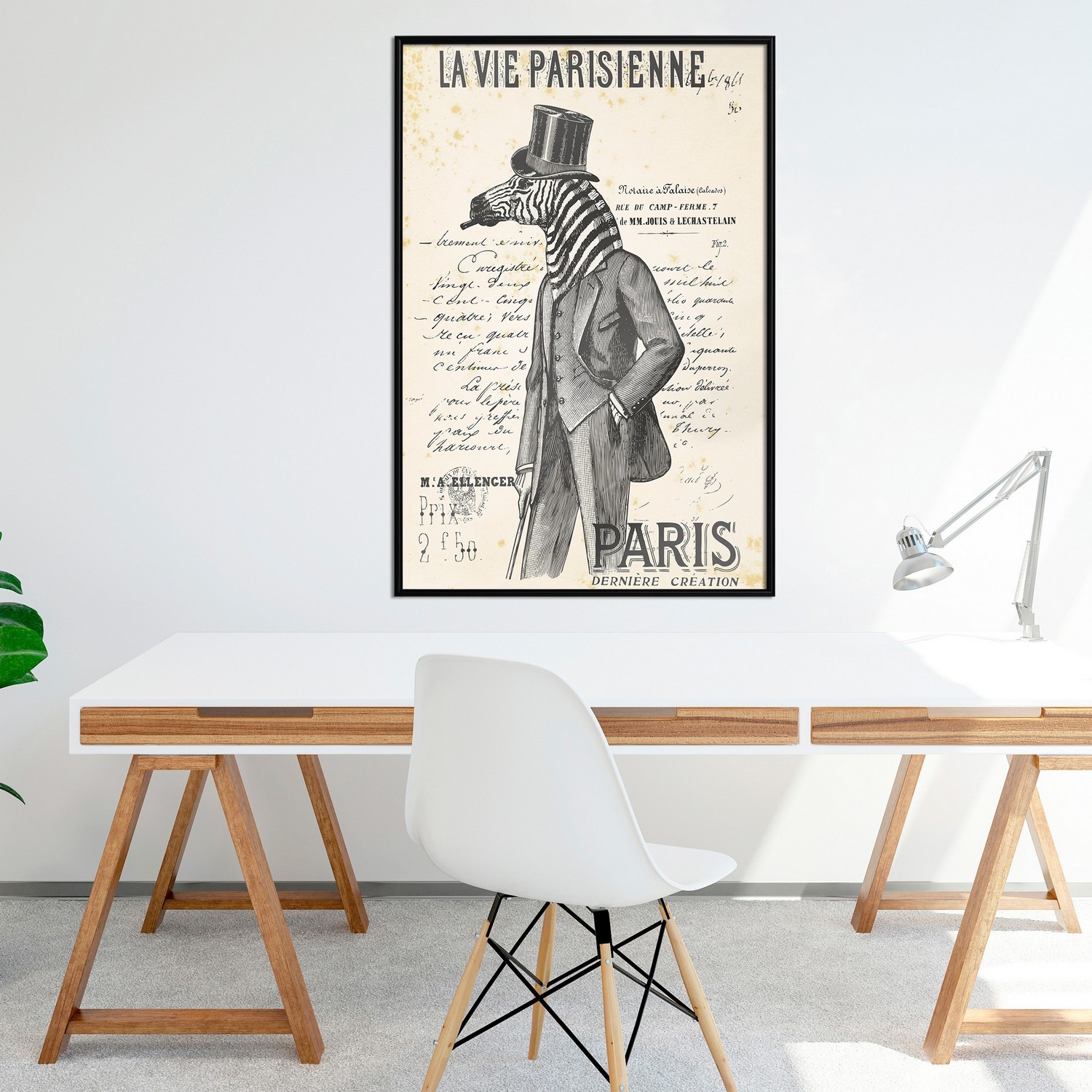 Affisch - La Vie Parisienne [Poster] 20x30 Svart ram, 20x30 cm