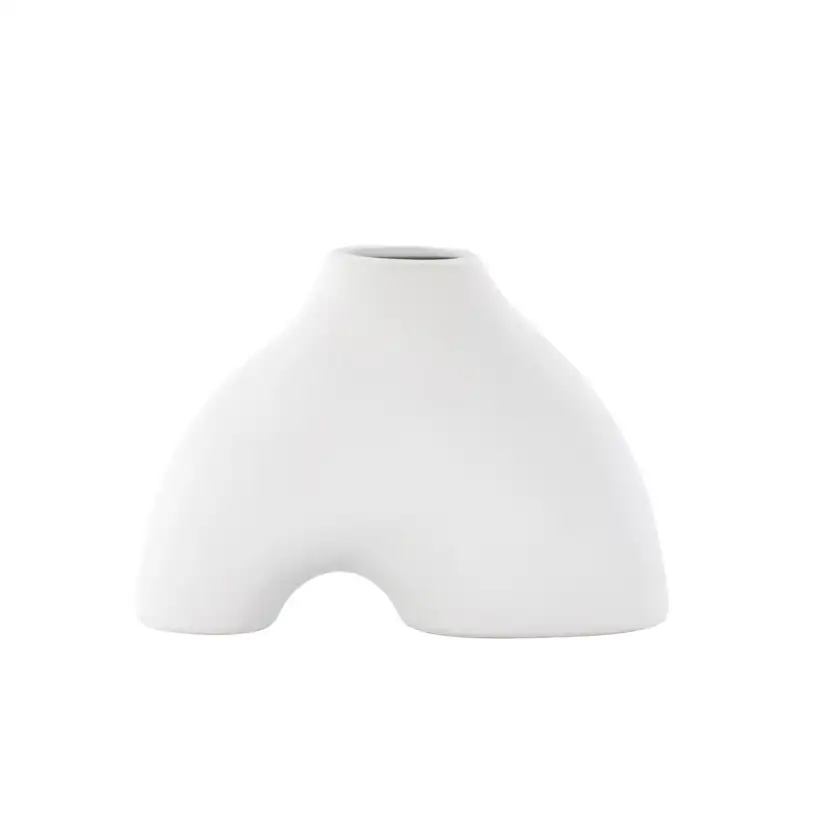 Kento Vase - White - 21*8*15Hcm Vit
