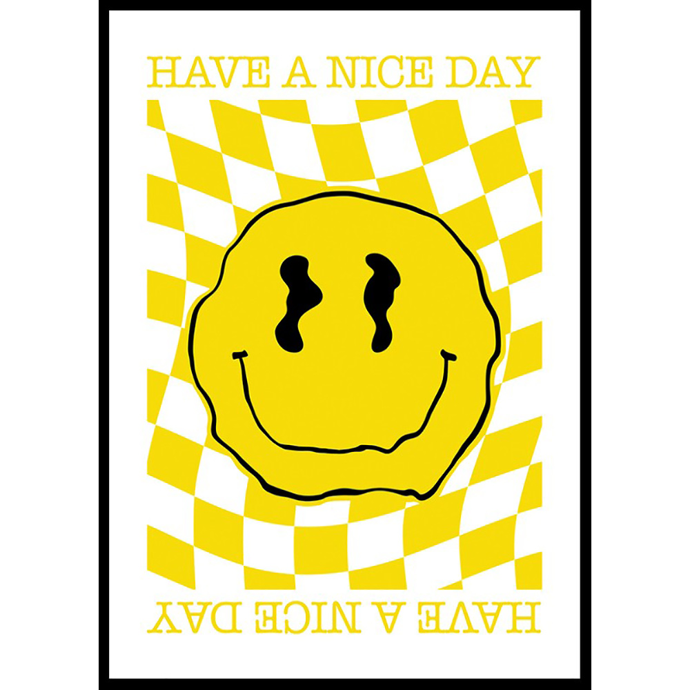 Poster Gallerix Smiley Yellow