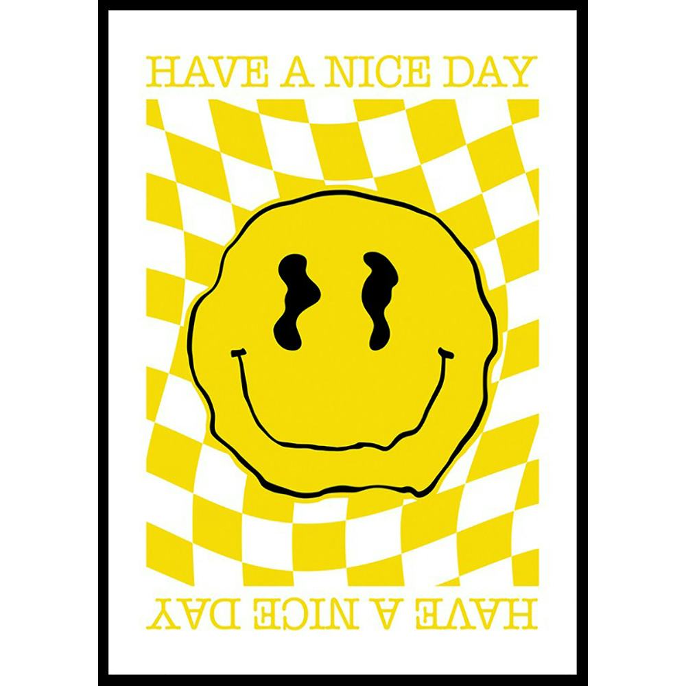 Poster Gallerix Smiley Yellow