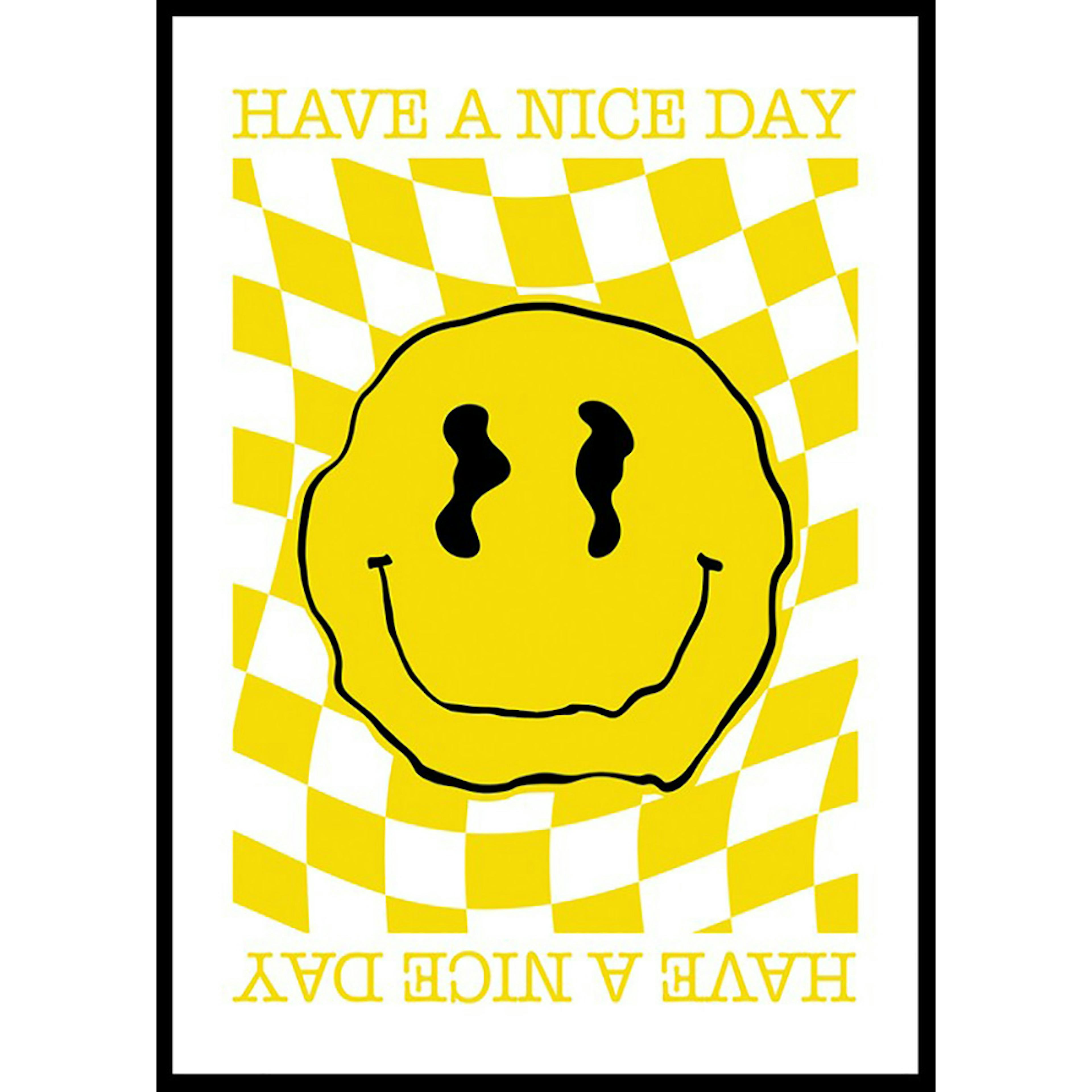 Poster Gallerix Smiley Yellow