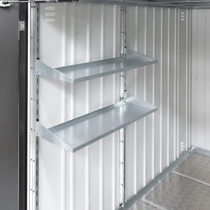 Hyllset Biohort MiniGarage L Stolpar och 2 hyllplan