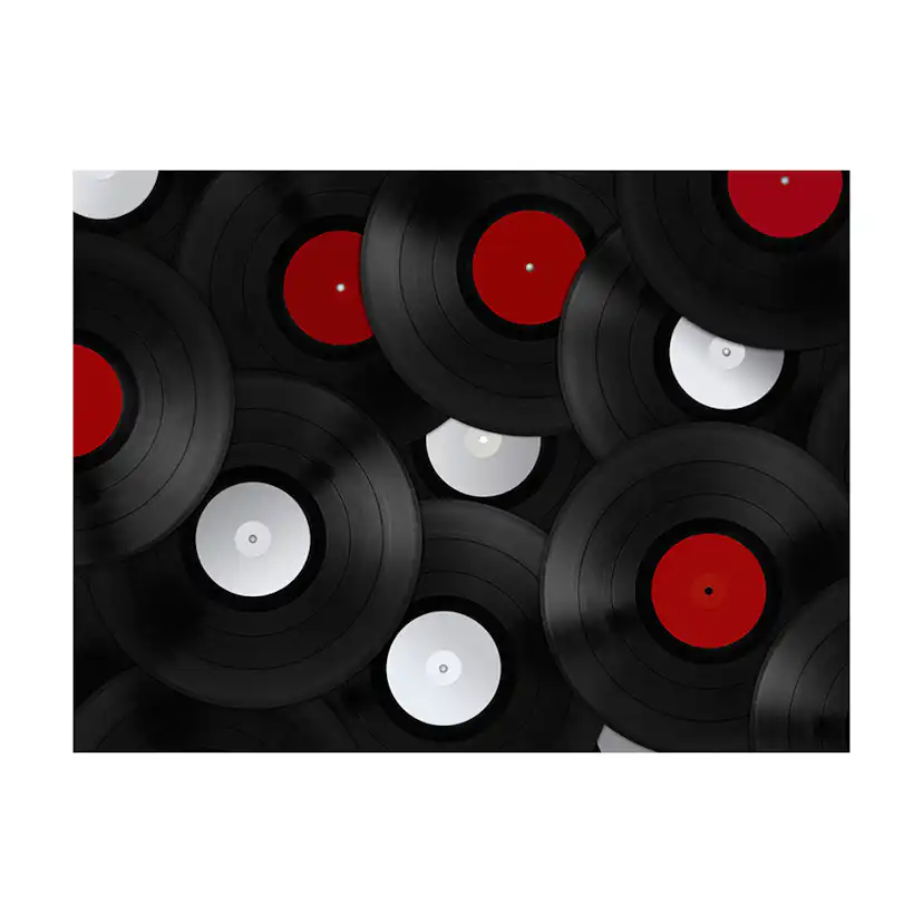 Fototapet Arkiio Vinyler: Retro