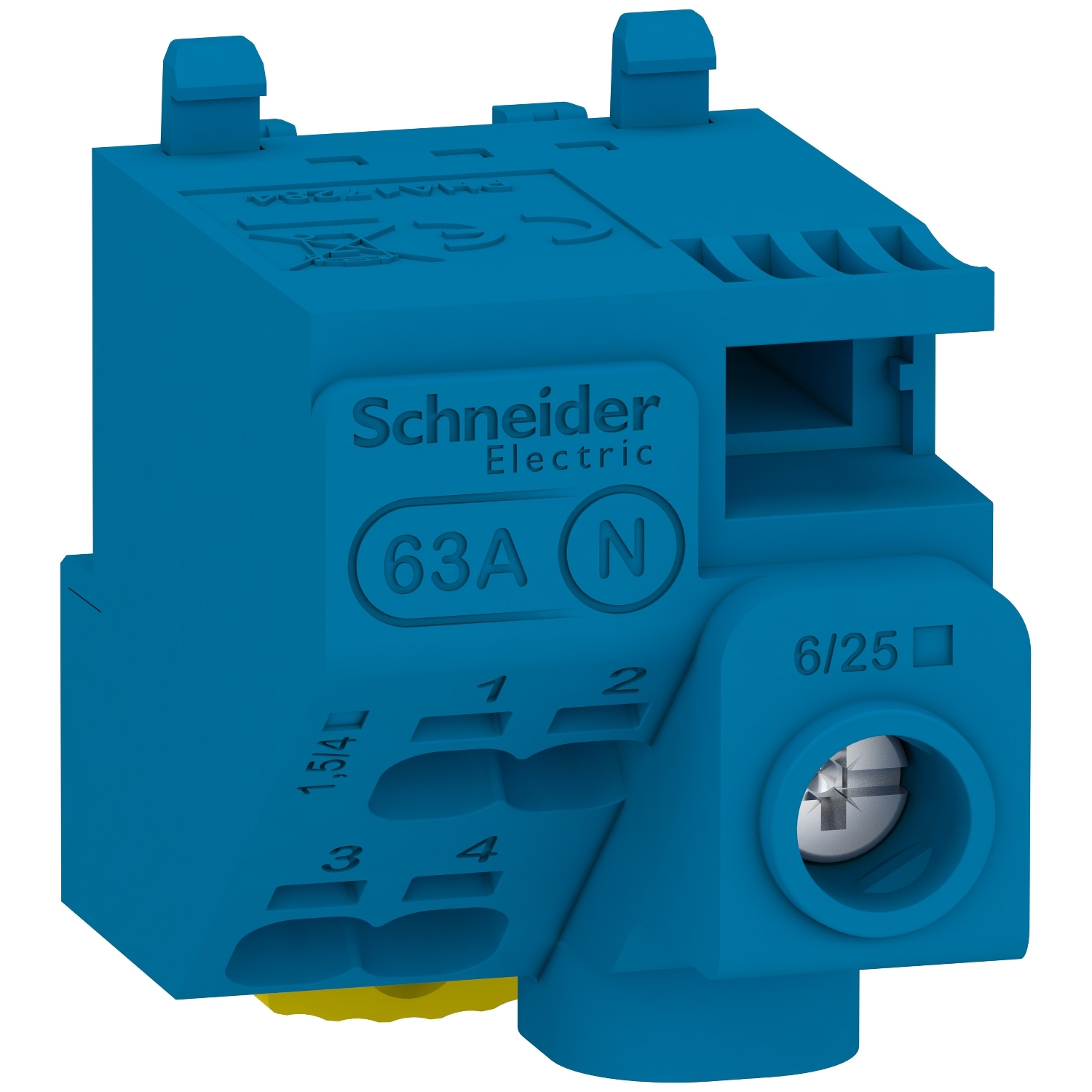 Nollplint Schneider Electric Linergy 5–24 Anslutningar