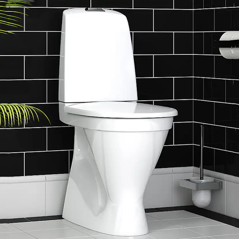 Nautic 1546 Mjukstängande Hårdsits Enkelspolning 4l c+ Mjukstängande Hårdsits Vit, Enkelspolning 4l, Ceramicplus