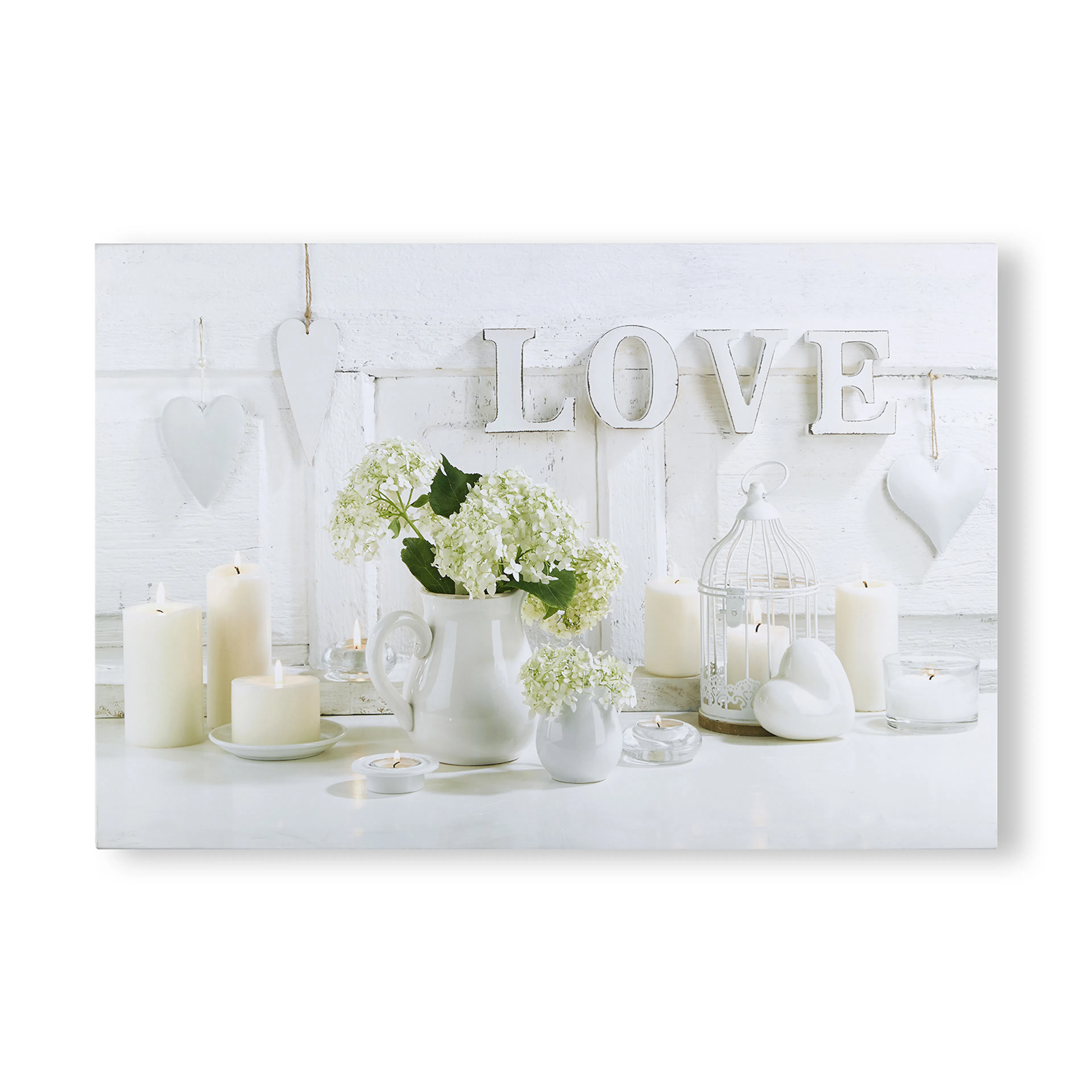 Tavla Art For The Home Hearts & Love LED