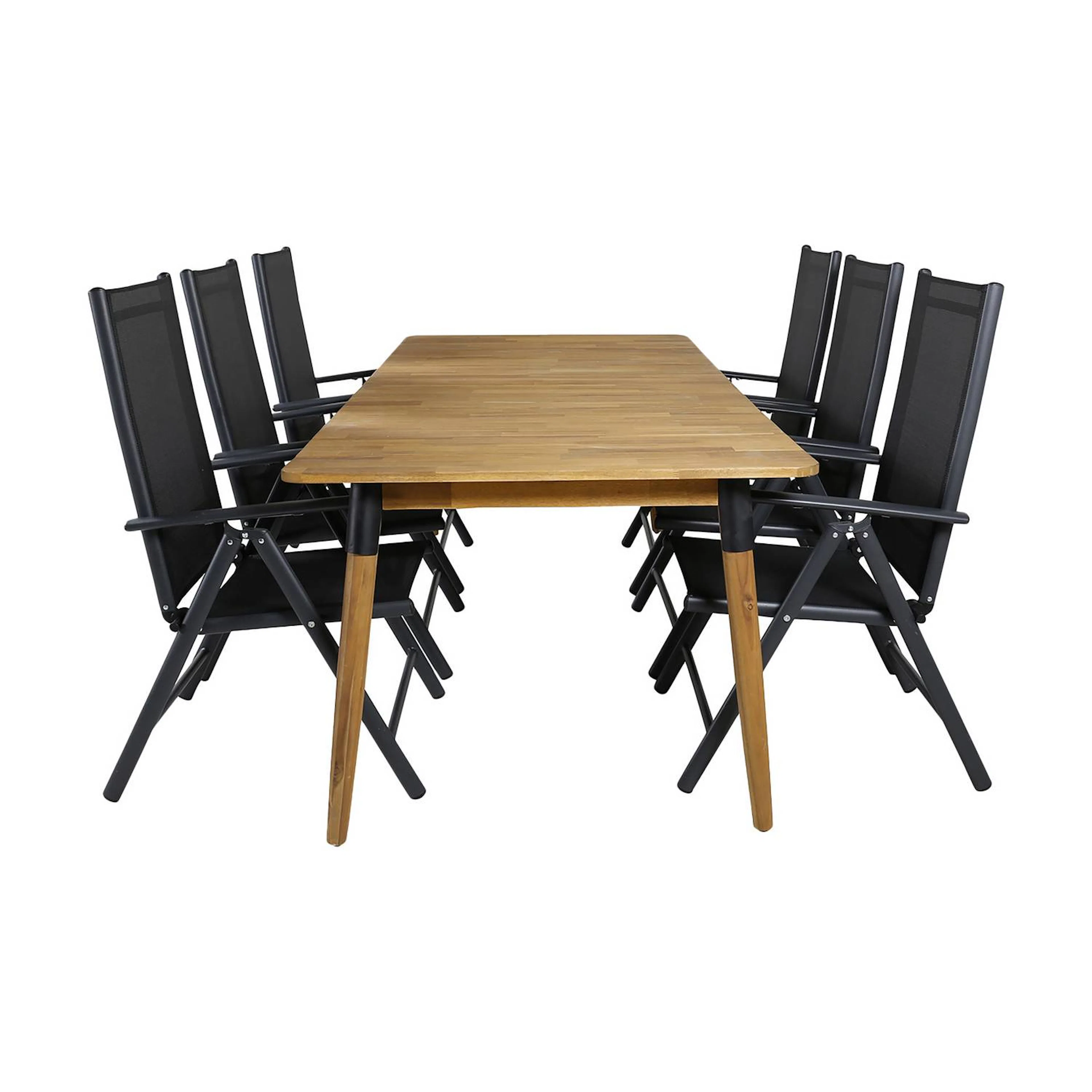 Matgrupp Venture Home Julian Matgrupp Utomhus 210cm med 6 Break Positionsstolar
