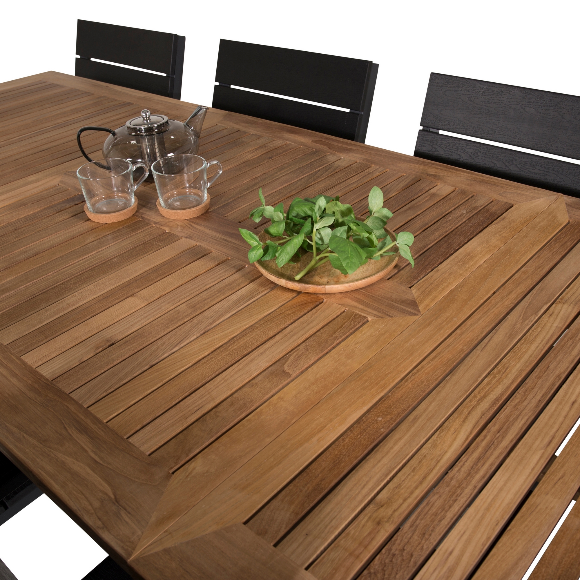 Matgrupp Venture Home Perla 160/240 med 8 Lova Matstolar