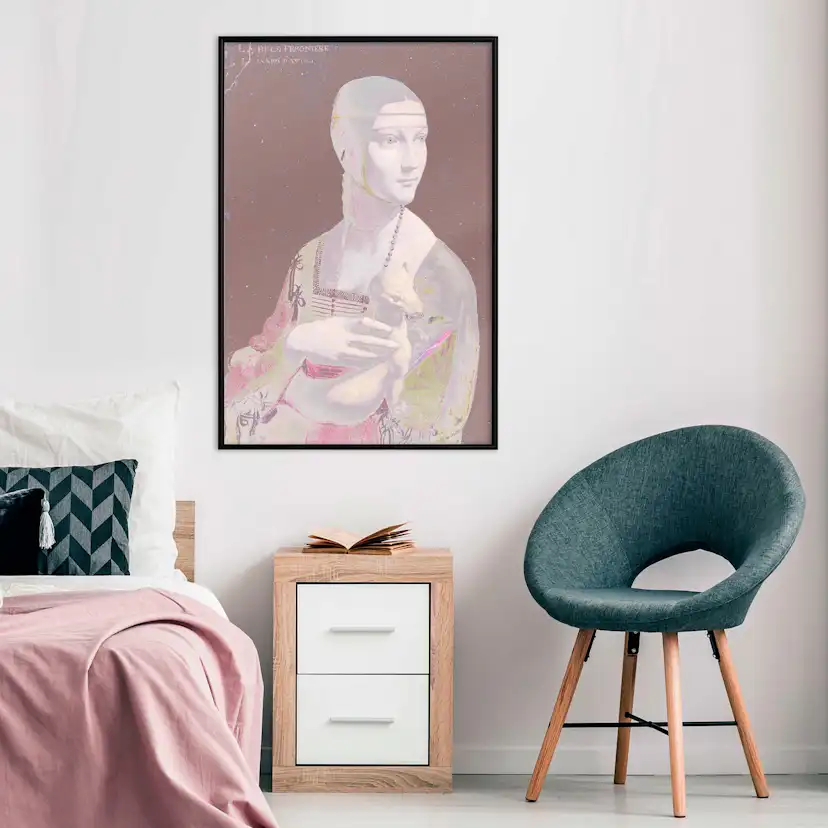 Poster Artgeist Affisch Pastel Lady