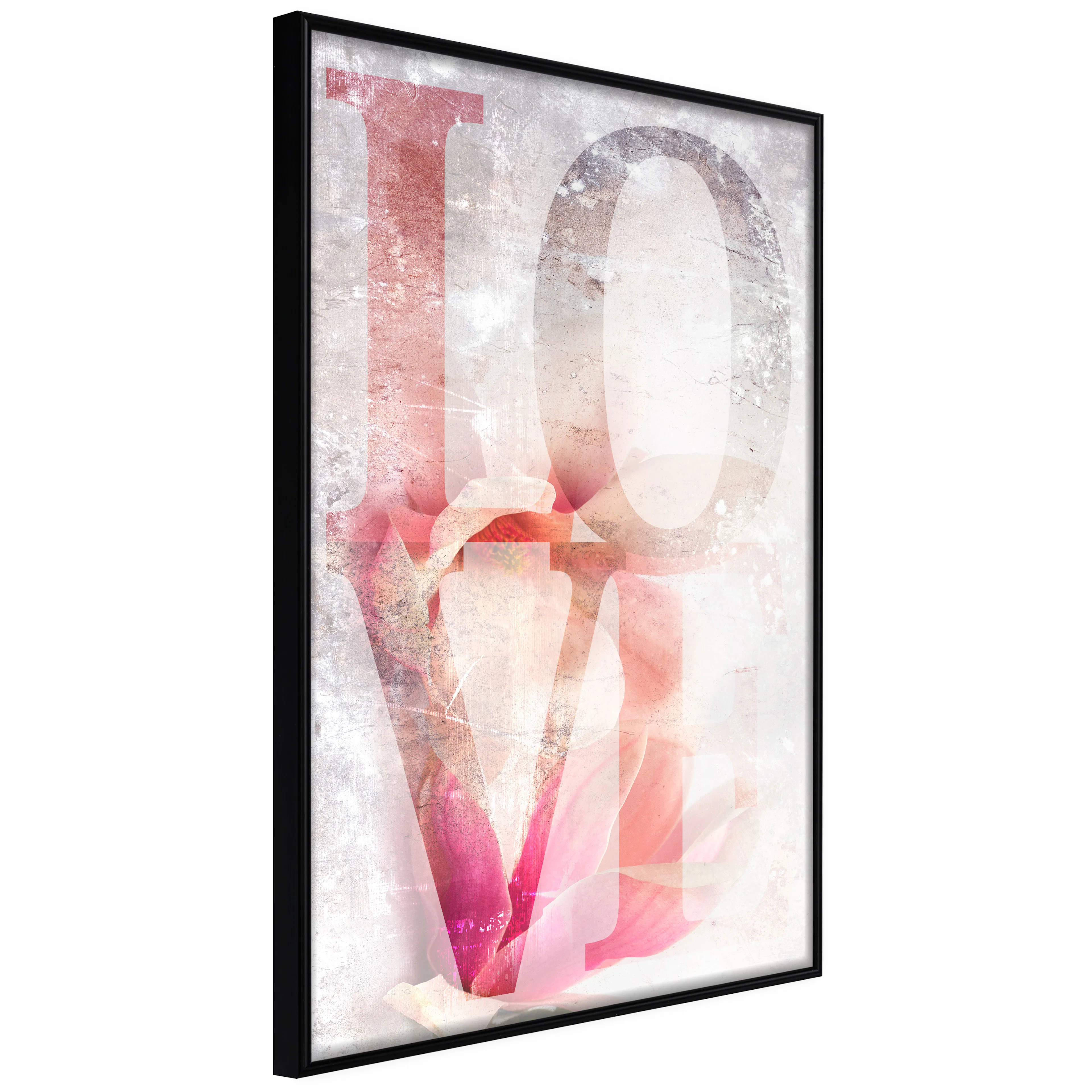 Affisch - Magnolia Love [Poster] 40x60 Svart ram, 40x60 cm