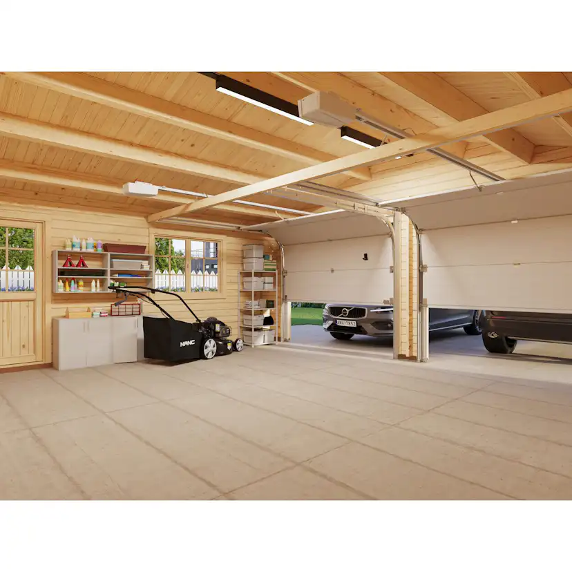 Roger 28,4 m2 w/ sectional door Obehandlad