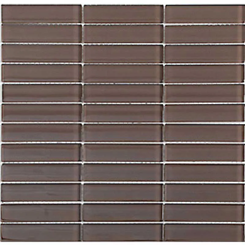 Kristallmosaik Arredo Blank Brun 2,3x9,8 cm