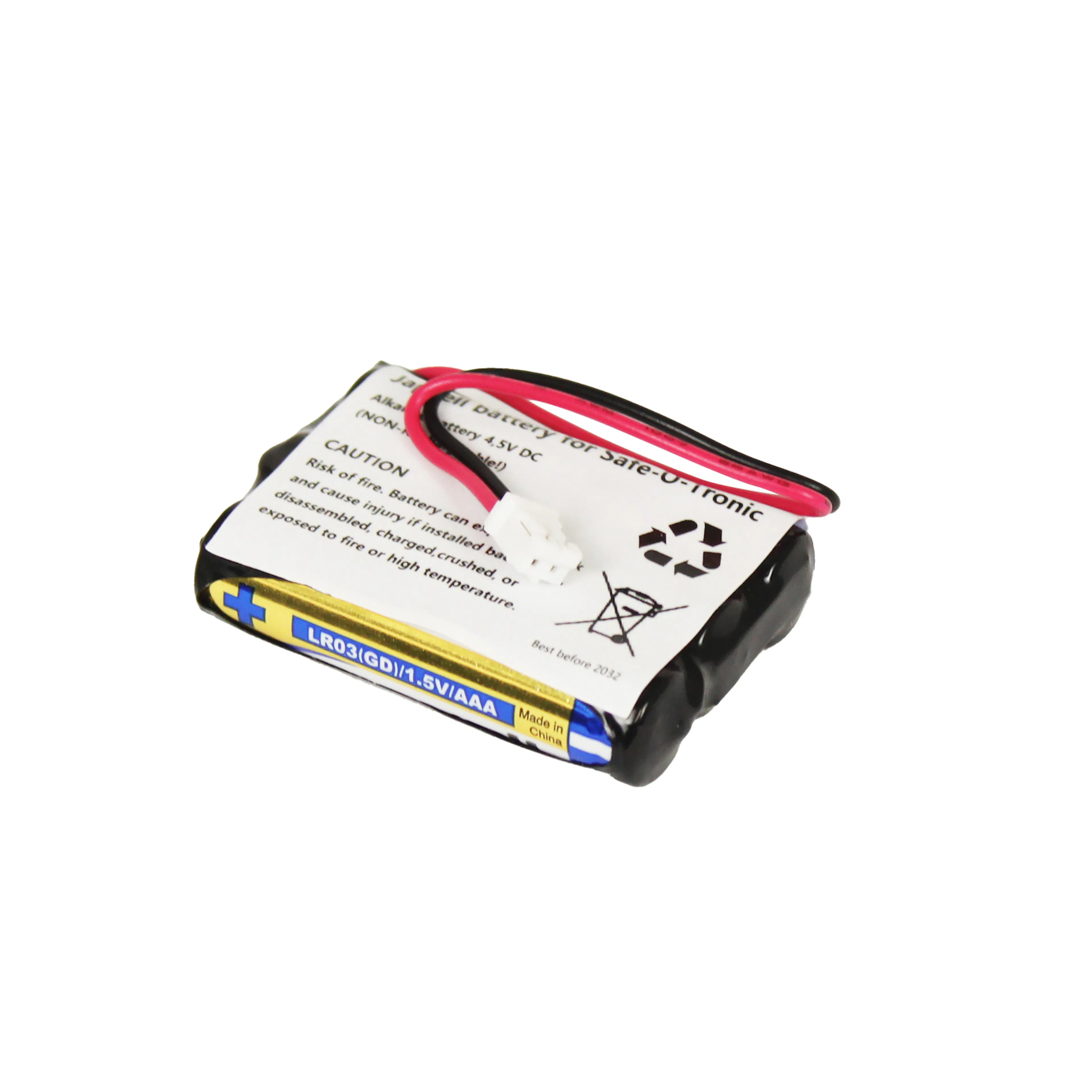 Batteri Japcell För Trädgårdsmaskiner Safe-O-Tronic 38400200 4,5V Alkaline