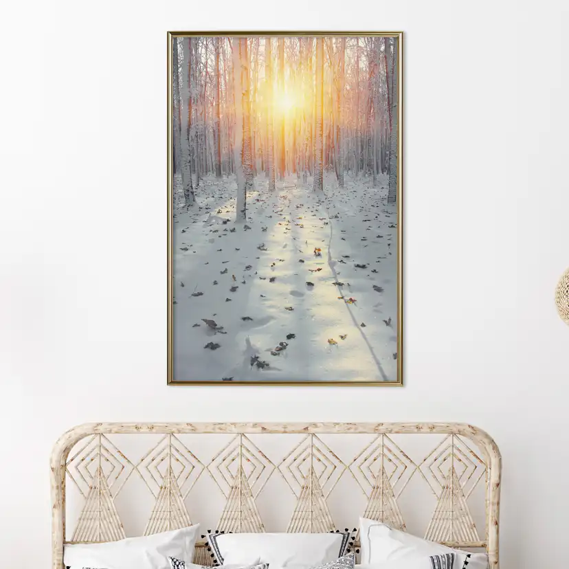 Poster Artgeist Affisch Winter Afternoon