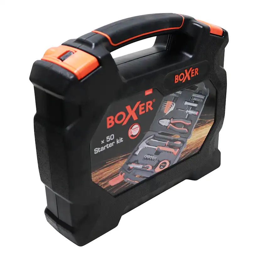 Verktygssats Boxer 50-delar Starter-kit