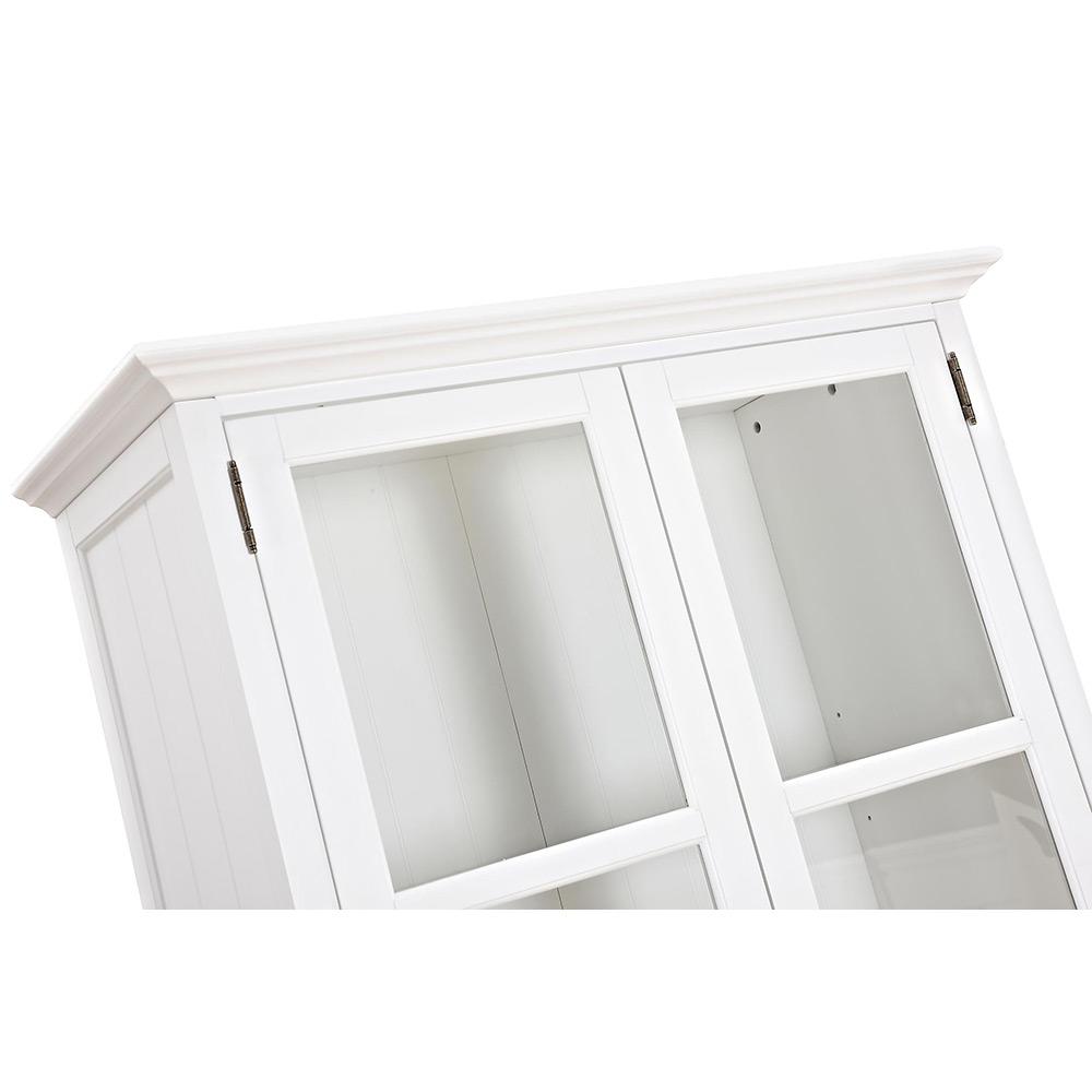 Vitrinskåp In Living Hampton 100 cm 3 Hyllor 2 Dörrar