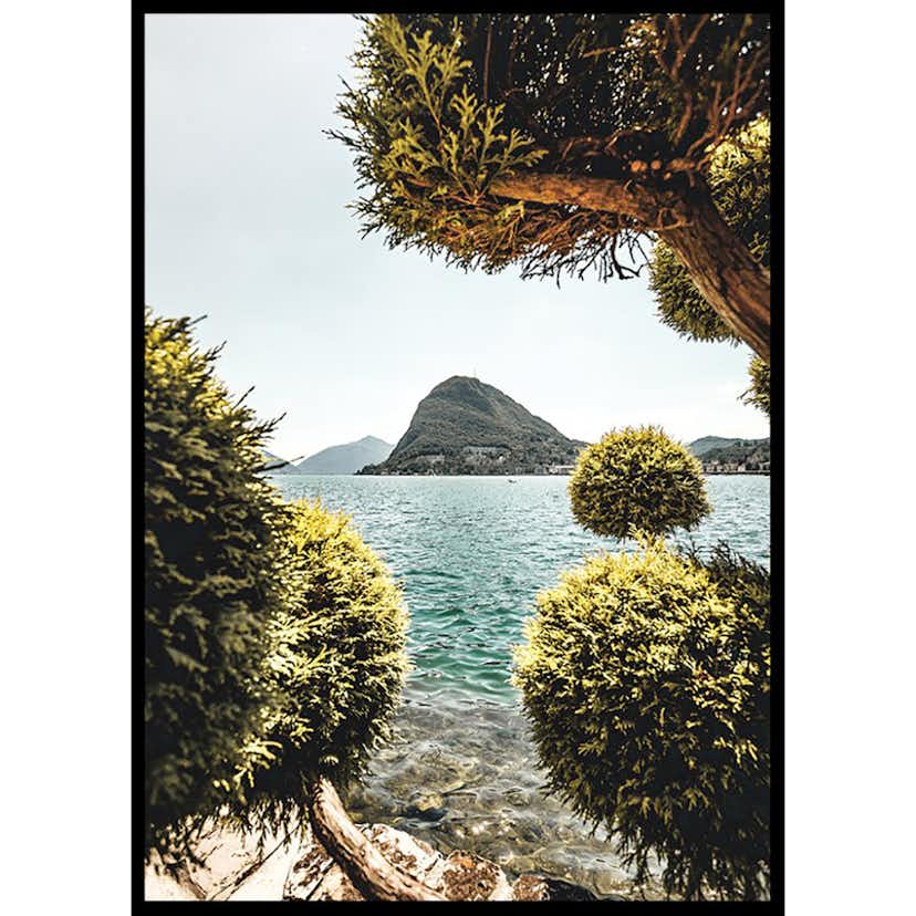 Poster Gallerix Scenic View In Lugano
