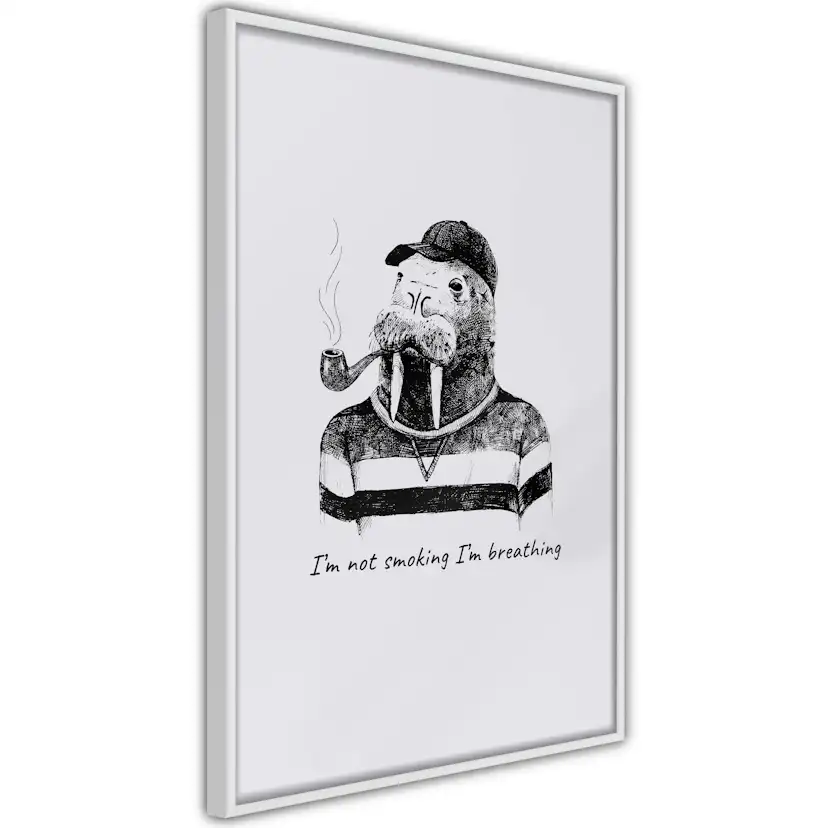 Poster Artgeist Affisch I'm Not Smoking. I'm Breathing