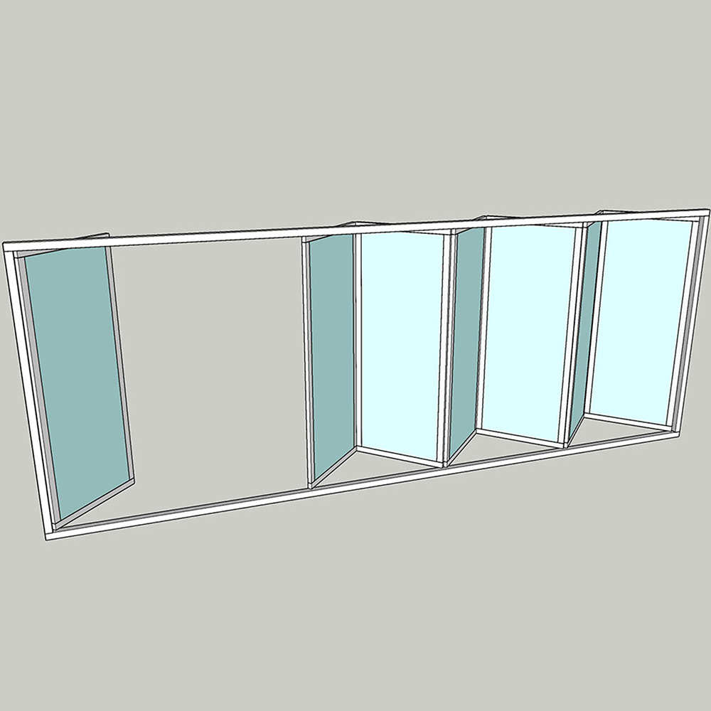 Vikparti Allvy Sunroom s75 3-Glas 7-Delad