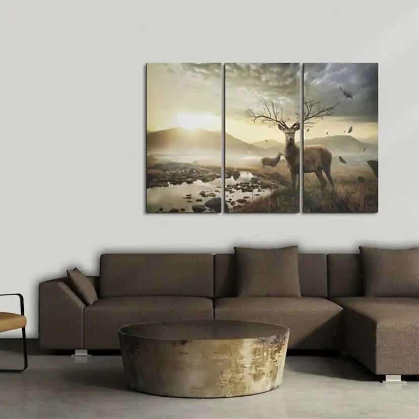 Tavla Arkiio Deer With A Tree Like Antlers