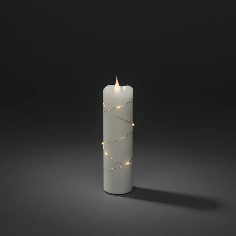 Vaxljus Gnosjö Konstsmide Micro-LED 1824-26 2xAA Batteriljus