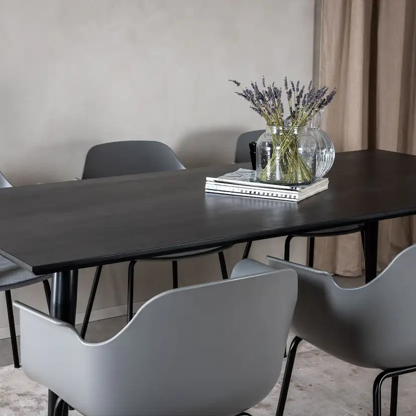 Matgrupp Venture Home Dipp med 6 Comfort Plastic stolar