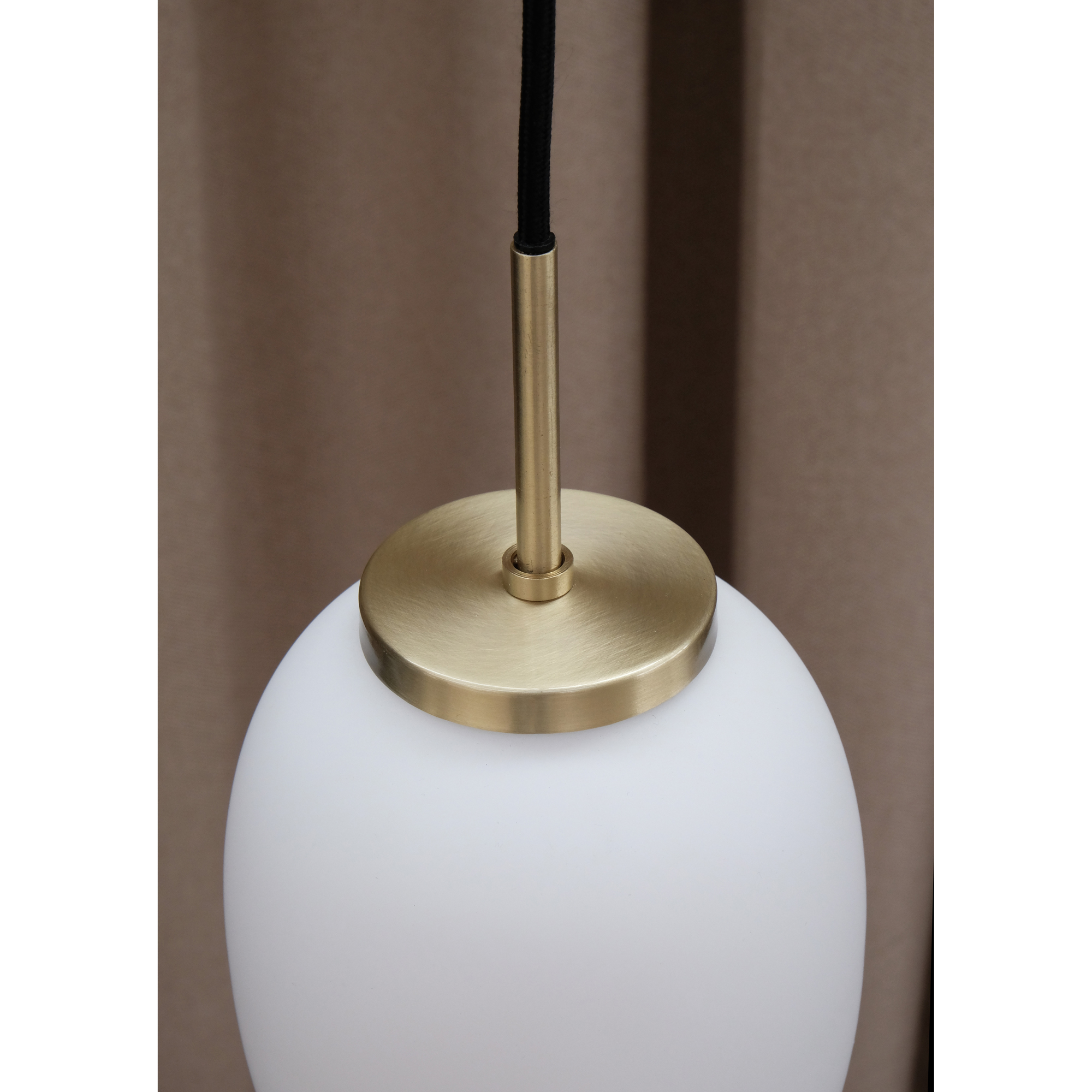 DL39 pendel Opal/Mässing, Diameter: 250 mm