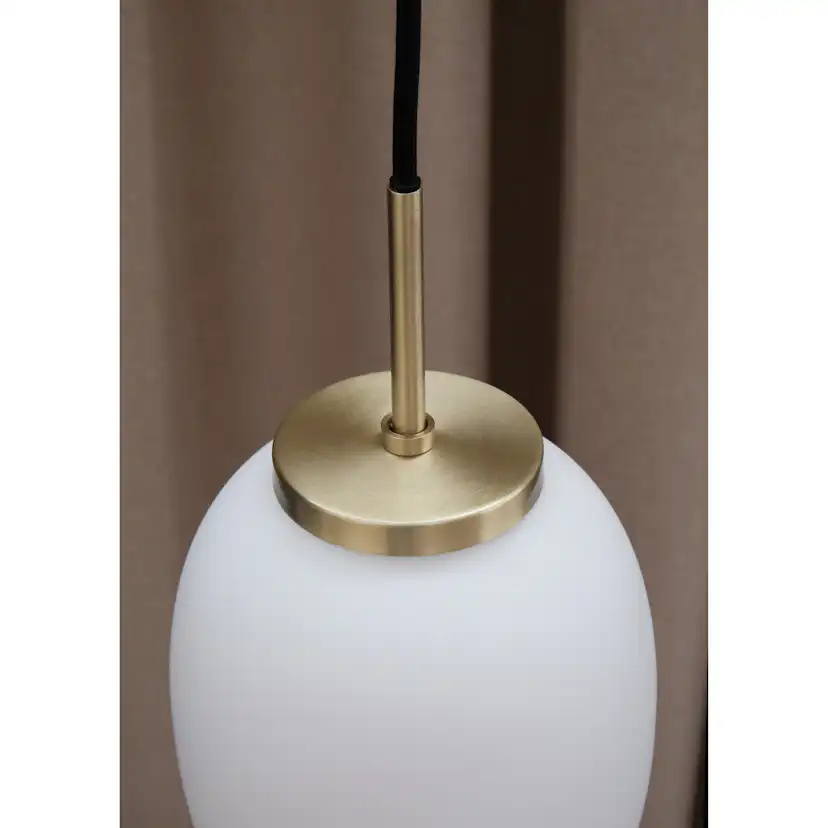 DL39 pendel Opal/Mässing, Diameter: 250 mm