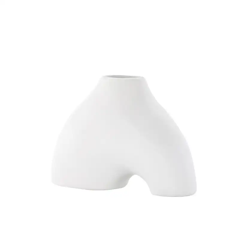 Kento Vase - White - 21*8*15Hcm Vit
