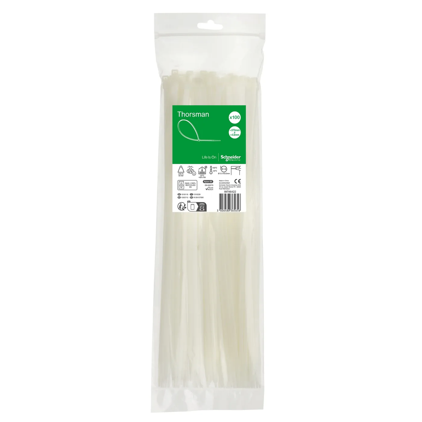Buntband Schneider Electric Thorsman 100-pack