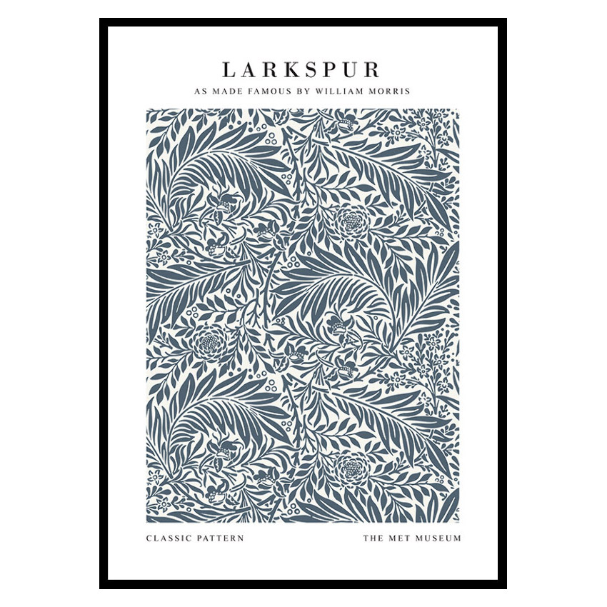 Poster Gallerix William Morris Larkspur