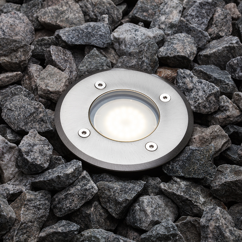 Markbelysning Nordlux Pato Round Rostfritt Stål