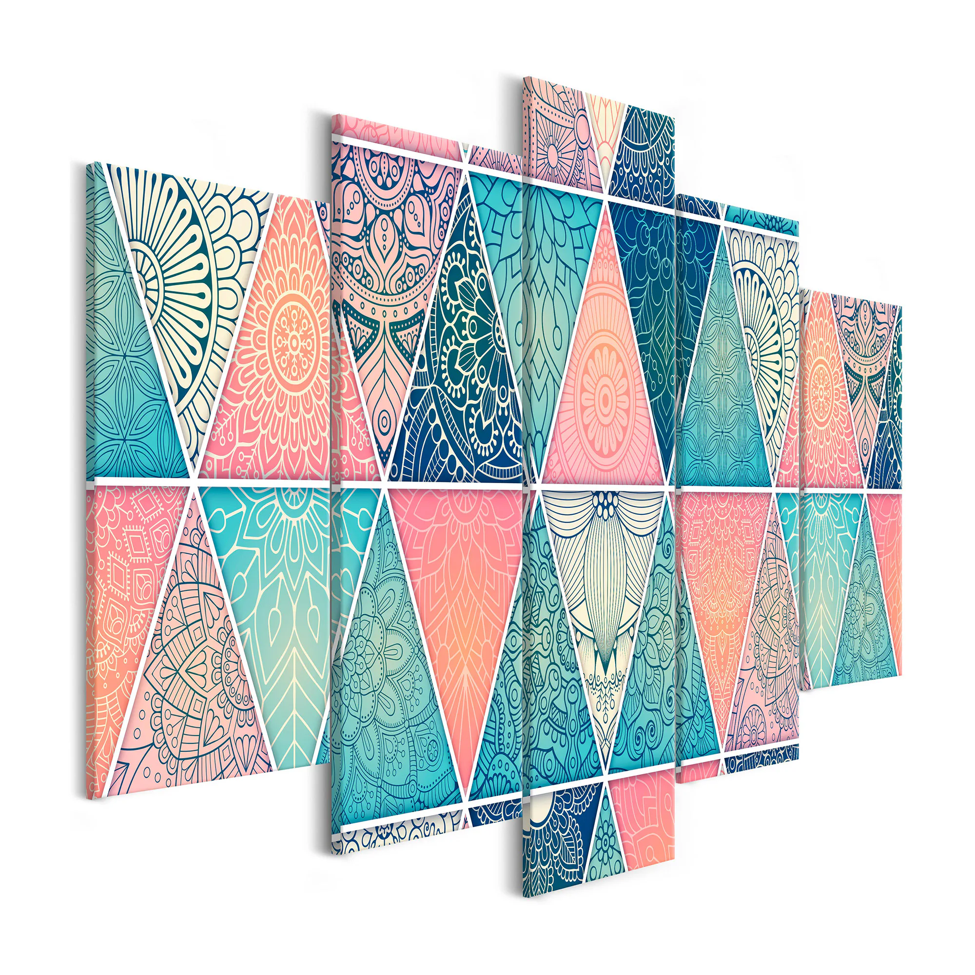 Tavla Arkiio Oriental Triangles Wide 5 delar