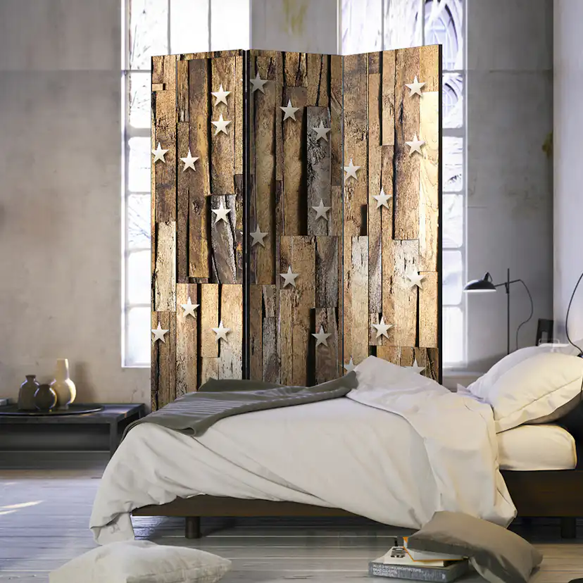 Rumsavdelare Skärmvägg Arkiio Wooden Constellation 135x172 cm