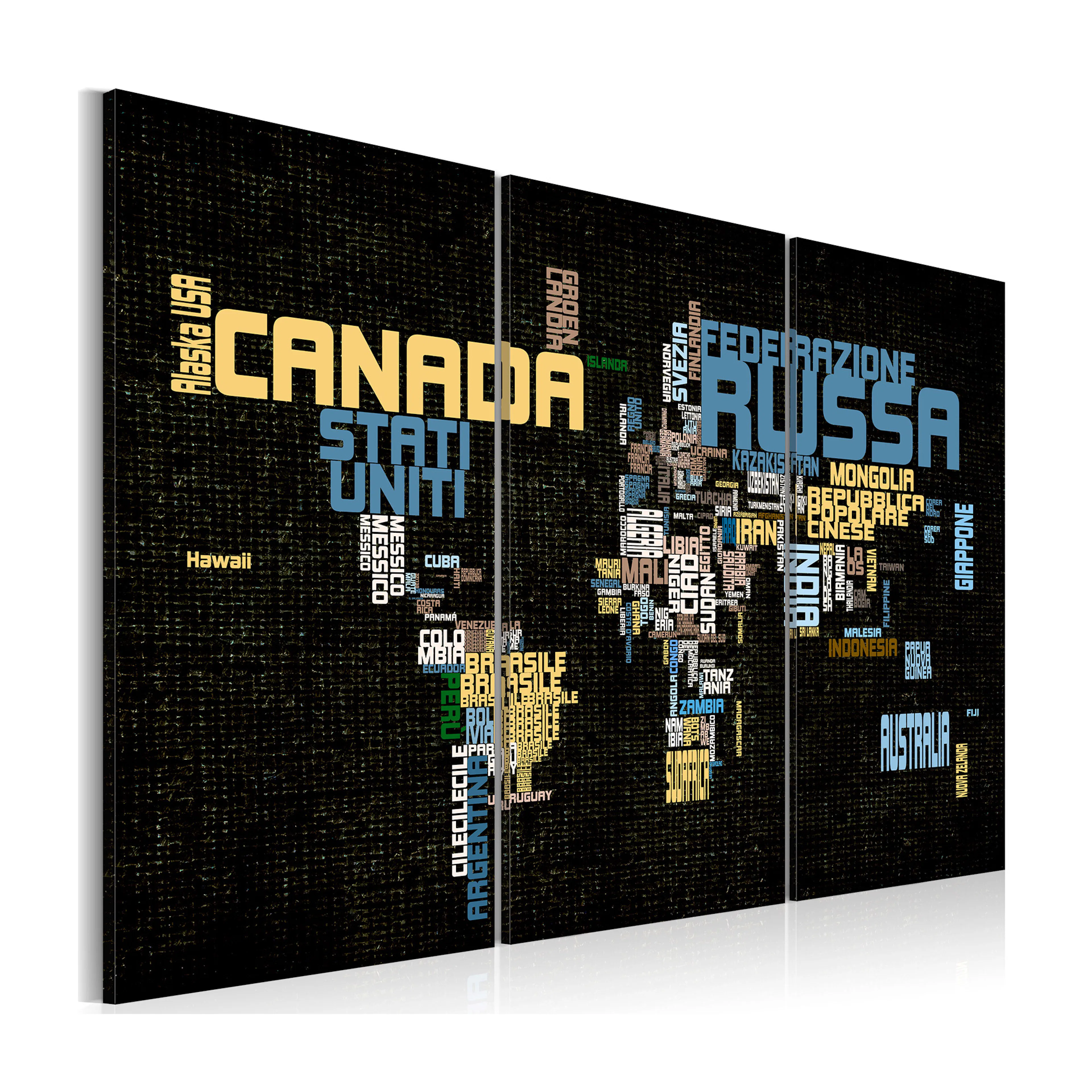 Tavla Arkiio The World Is Not Enough Triptych