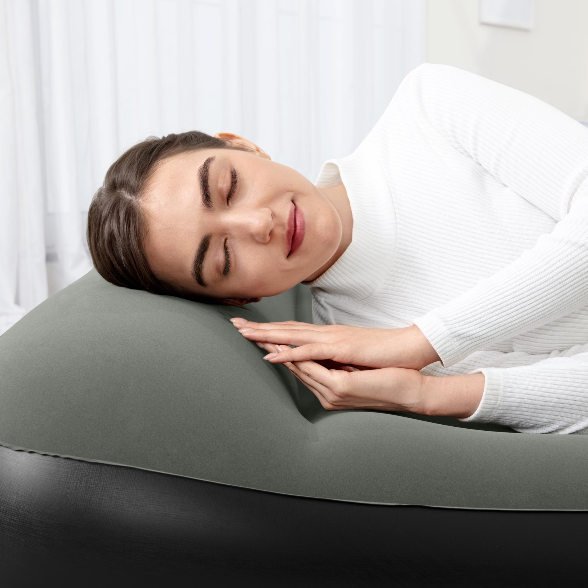 Uppblåsbar madrass Bestway Inbyggd Batteridriven Pump Tritech Airbed