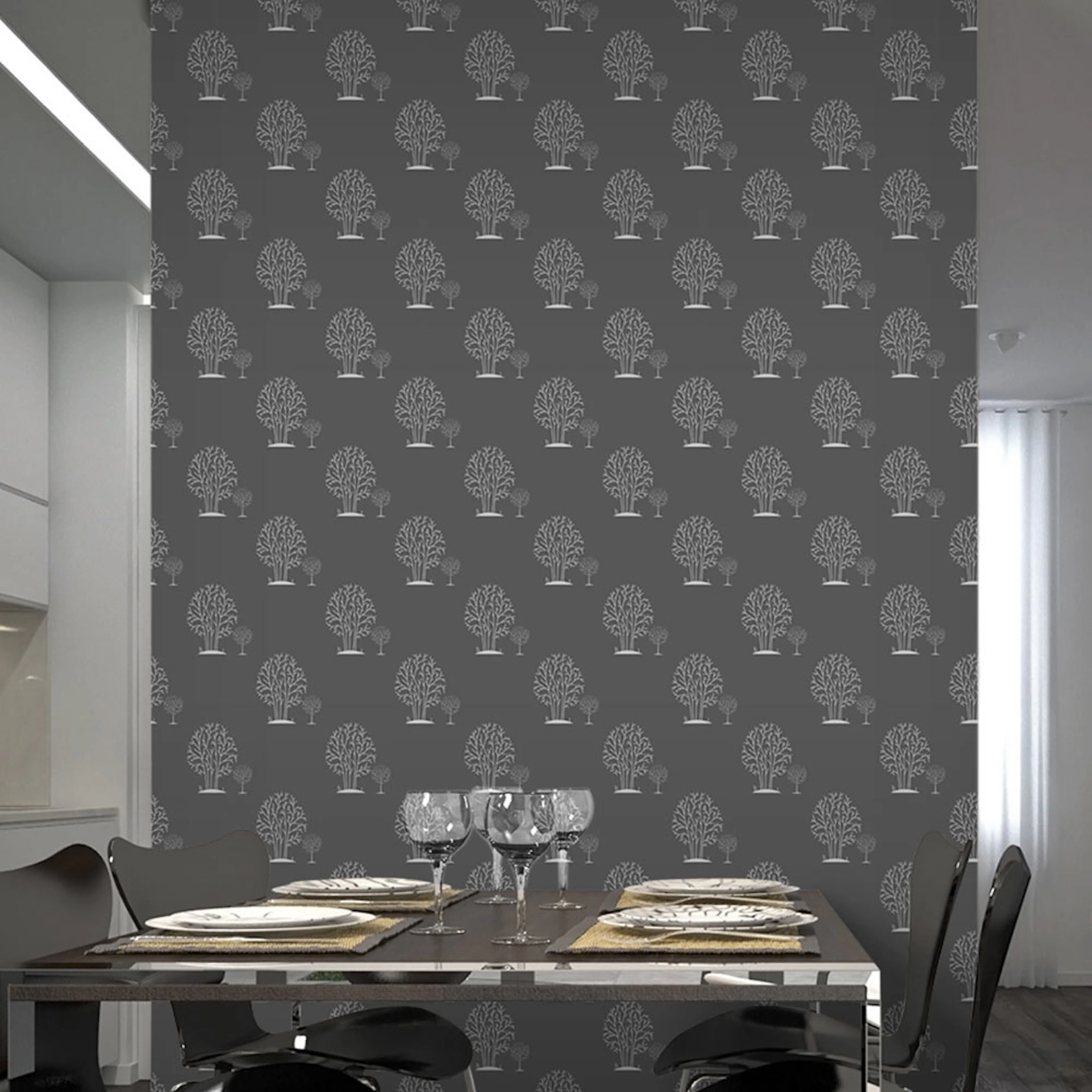 Fototapet Arkiio Greyness of Trees 50x1000 cm