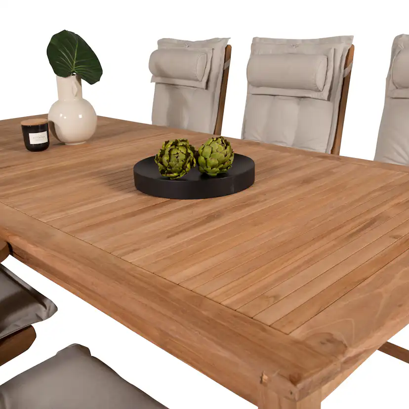 Matgrupp Venture Home Kiara 220 med 6 Positionsfåtöljer